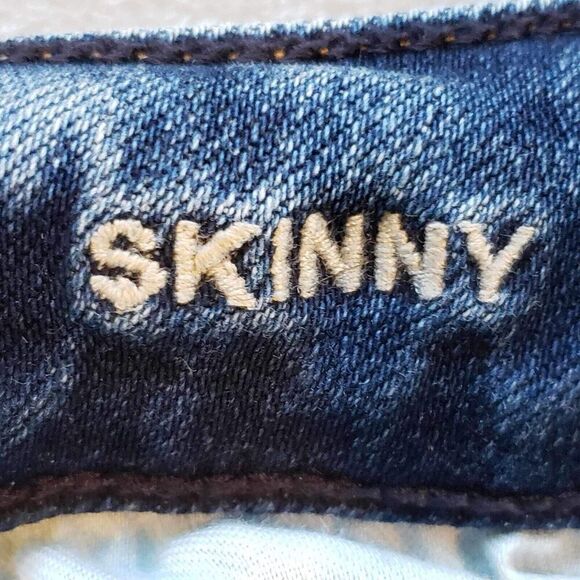 American Eagle AE Jeans Mens Size 29x32 Airflex Skinny Blue Skate Stretch - Picture 9 of 13